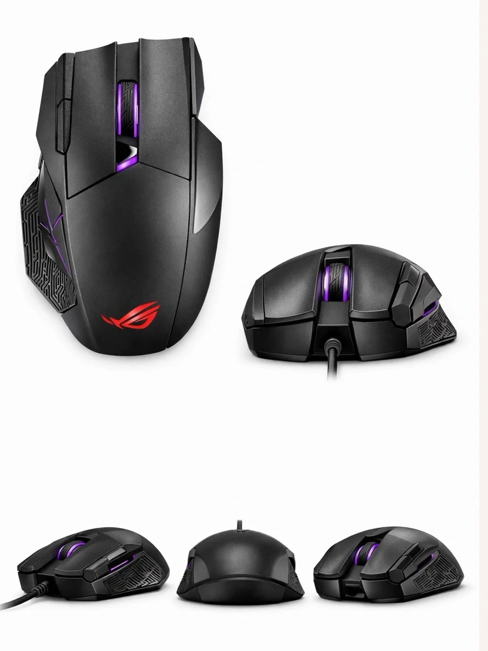 ASUS - ROG Spatha X Wireless Optical Gaming Mouse with 12 Programmable Button...